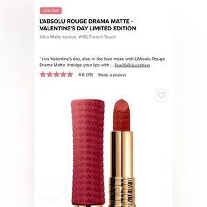 Lancôme Luxurious Lipstick  #196french touch